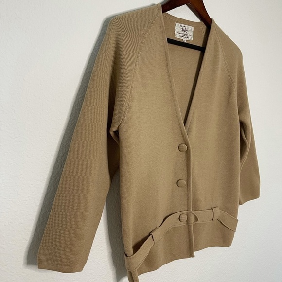 Knits by Tally vintage wool granny blazer size 12 - Picture 2 of 8